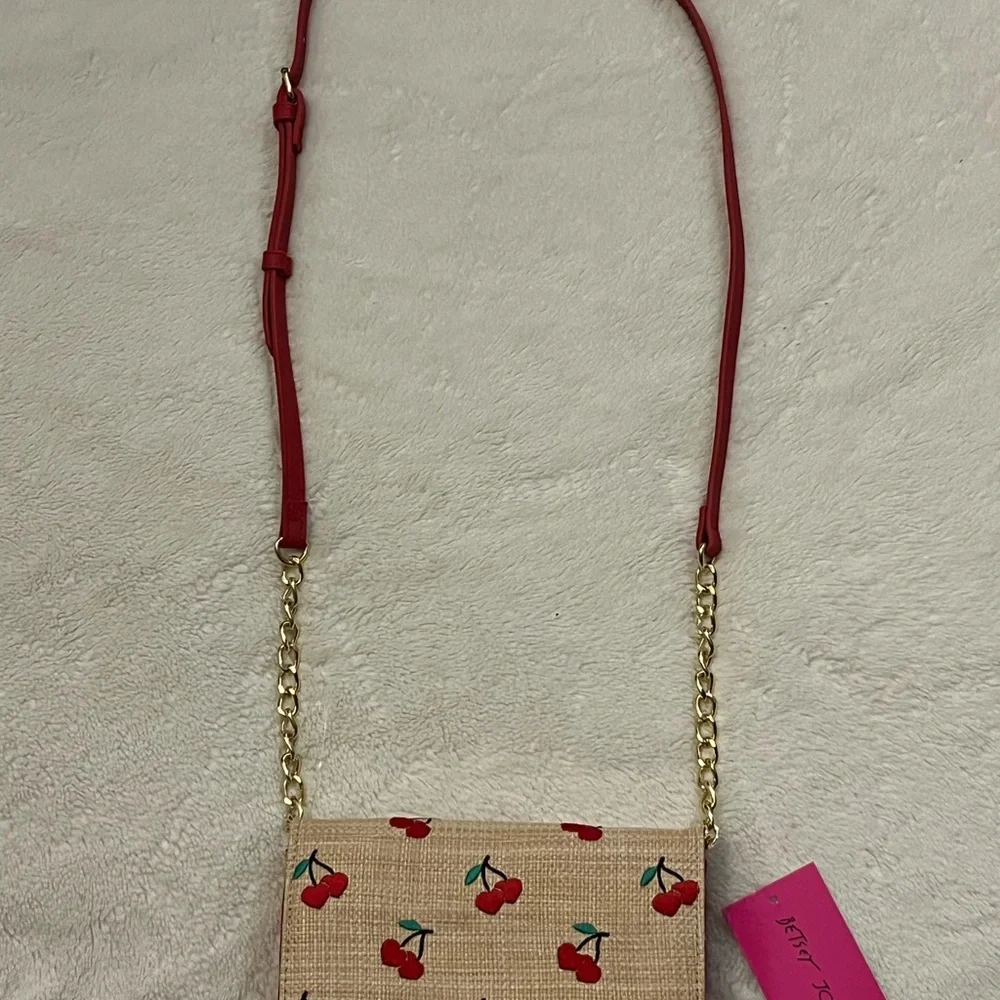 NWT 🍒 Betsey Johnson Cherry Crossbody Bag - Picture 13 of 14
